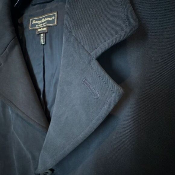 Tommy Bahama Island Soft Silk Jacket Men’s M/46 Notched Collar Three Button Blac - Picture 7 of 11